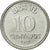 Moneda, Brasil, 10 Centavos, 1987, MBC, Acero inoxidable, KM:602