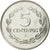 Coin, El Salvador, 5 Centavos, 1993, British Royal Mint, AU(55-58), Nickel Clad