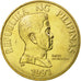 Coin, Philippines, 5 Piso, 1991, AU(55-58), Nickel-brass, KM:259