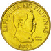 Coin, Philippines, 25 Sentimos, 1991, EF(40-45), Brass, KM:241.2