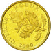 Moneta, Croazia, 5 Lipa, 2000, BB, Acciaio placcato ottone, KM:15