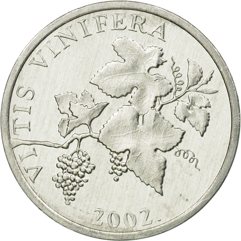 Coin, Croatia, 2 Lipe, 2002, AU(55-58), Aluminum, KM:14