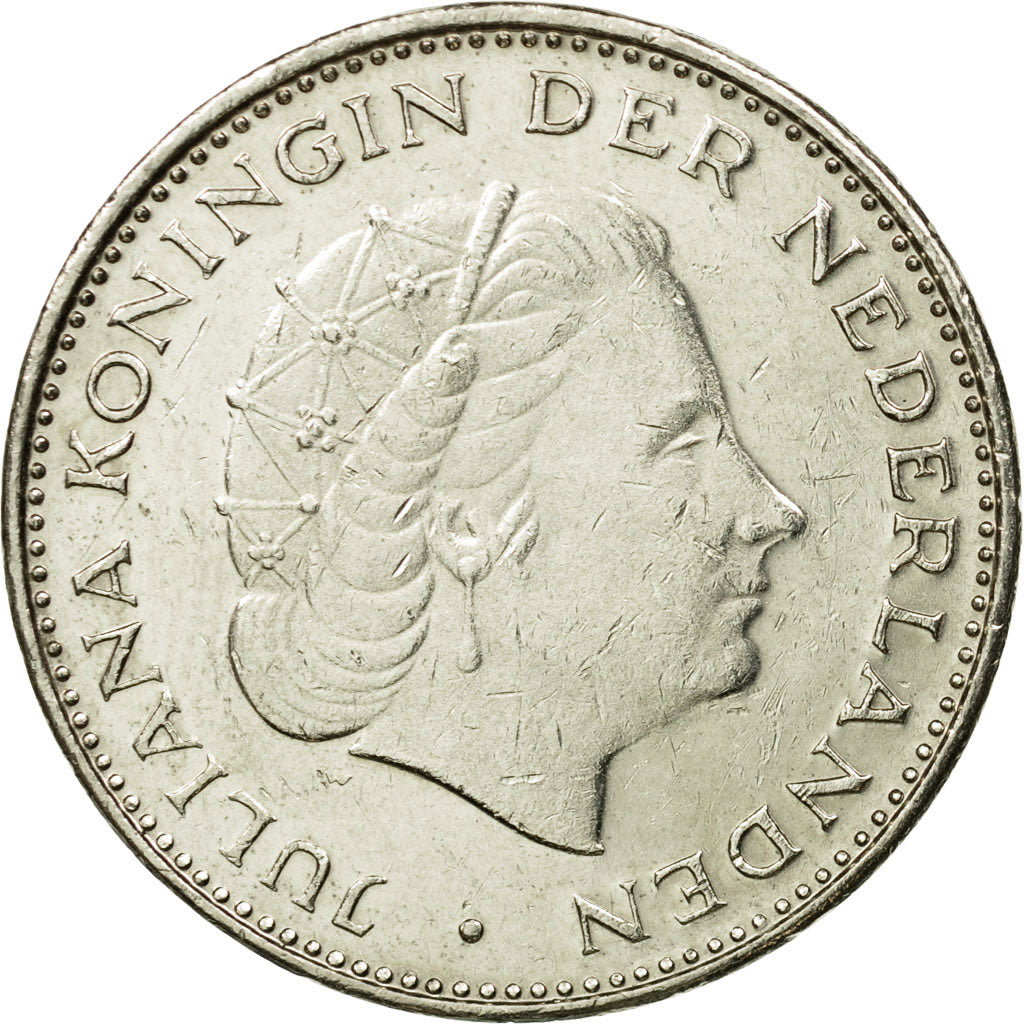 Coin, Netherlands, Juliana, 2-1/2 Gulden, 1979, EF(40-45), Nickel, KM:197