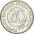 Moneda, Eslovenia, 20 Tolarjev, 2003, Kremnica, SC, Cobre - níquel, KM:51
