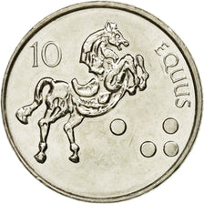 Coin, Slovenia, 10 Tolarjev, 2005, AU(55-58), Copper-nickel, KM:41