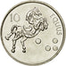 Coin, Slovenia, 10 Tolarjev, 2005, AU(55-58), Copper-nickel, KM:41
