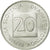 Coin, Slovenia, 20 Stotinov, 1992, AU(55-58), Aluminum, KM:8