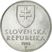 Coin, Slovakia, 20 Halierov, 1993, AU(55-58), Aluminum, KM:18