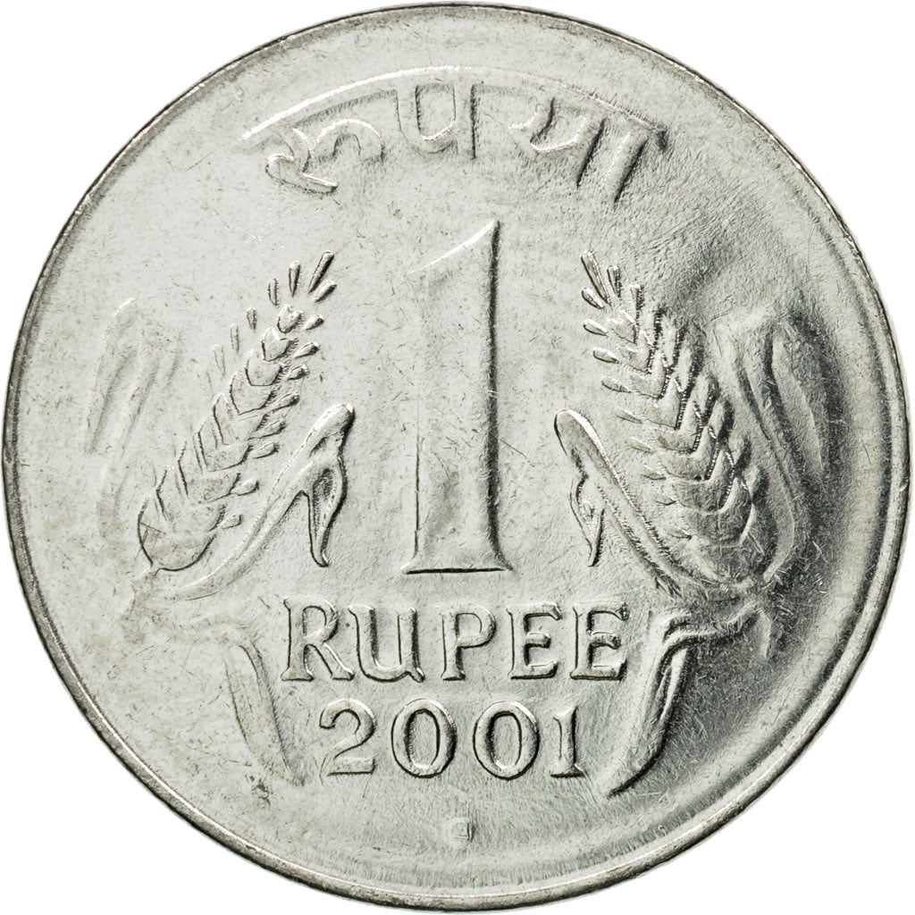 Monnaie, INDIA-REPUBLIC, Rupee, 2001, TTB, Stainless Steel, KM:92.2