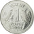 Moneda, INDIA-REPÚBLICA, Rupee, 2001, MBC, Acero inoxidable, KM:92.2