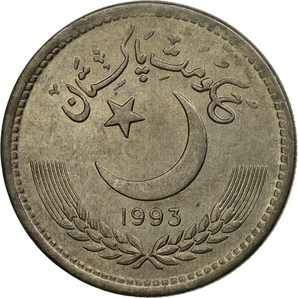 Monnaie, Pakistan, 50 Paisa, 1993, SUP, Copper-nickel, KM:54