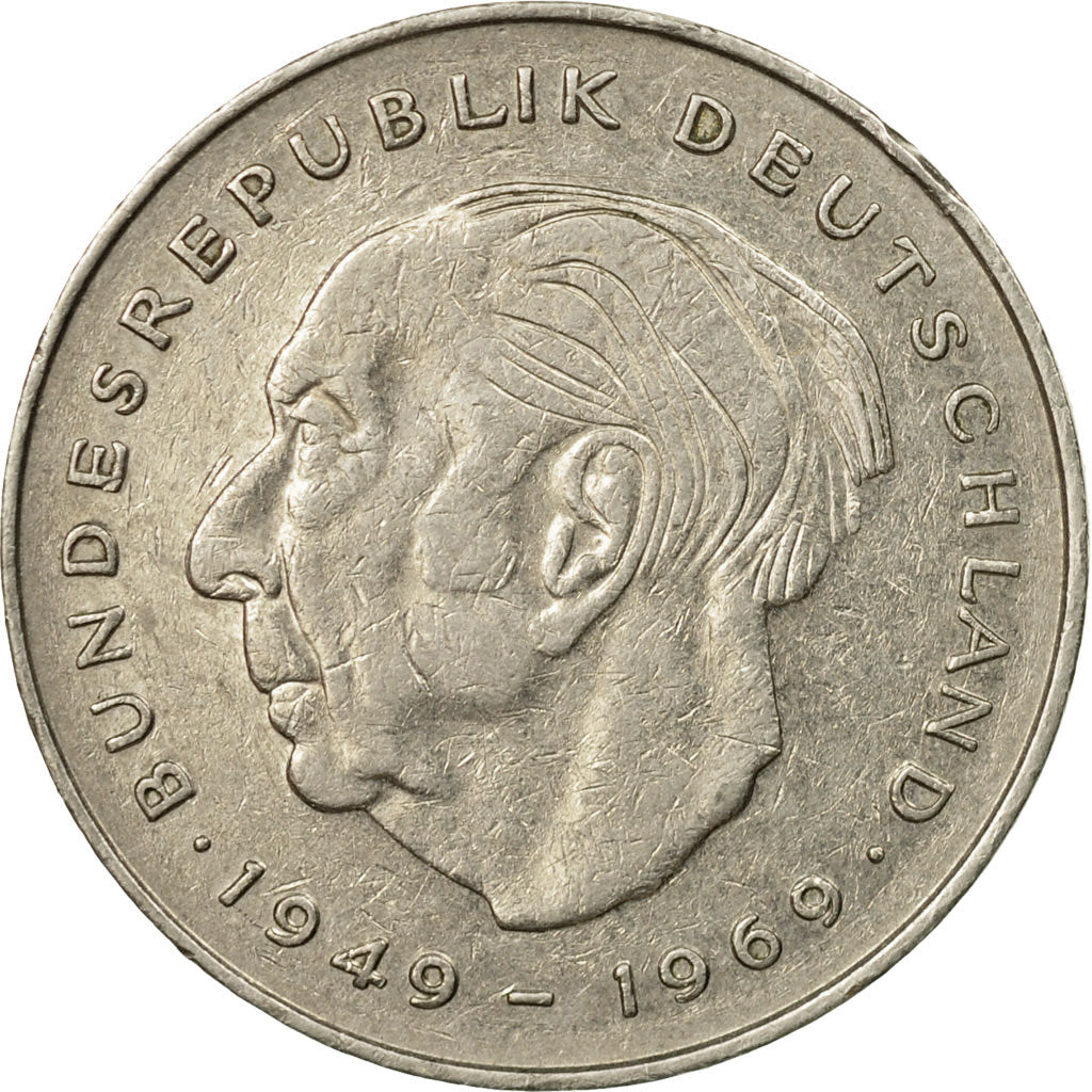 Moneta, Niemcy - RFN, 2 Mark, 1979, Karlsruhe, EF(40-45), Miedź-Nikiel