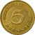Coin, GERMANY - FEDERAL REPUBLIC, 5 Pfennig, 1995, Stuttgart, EF(40-45), Brass