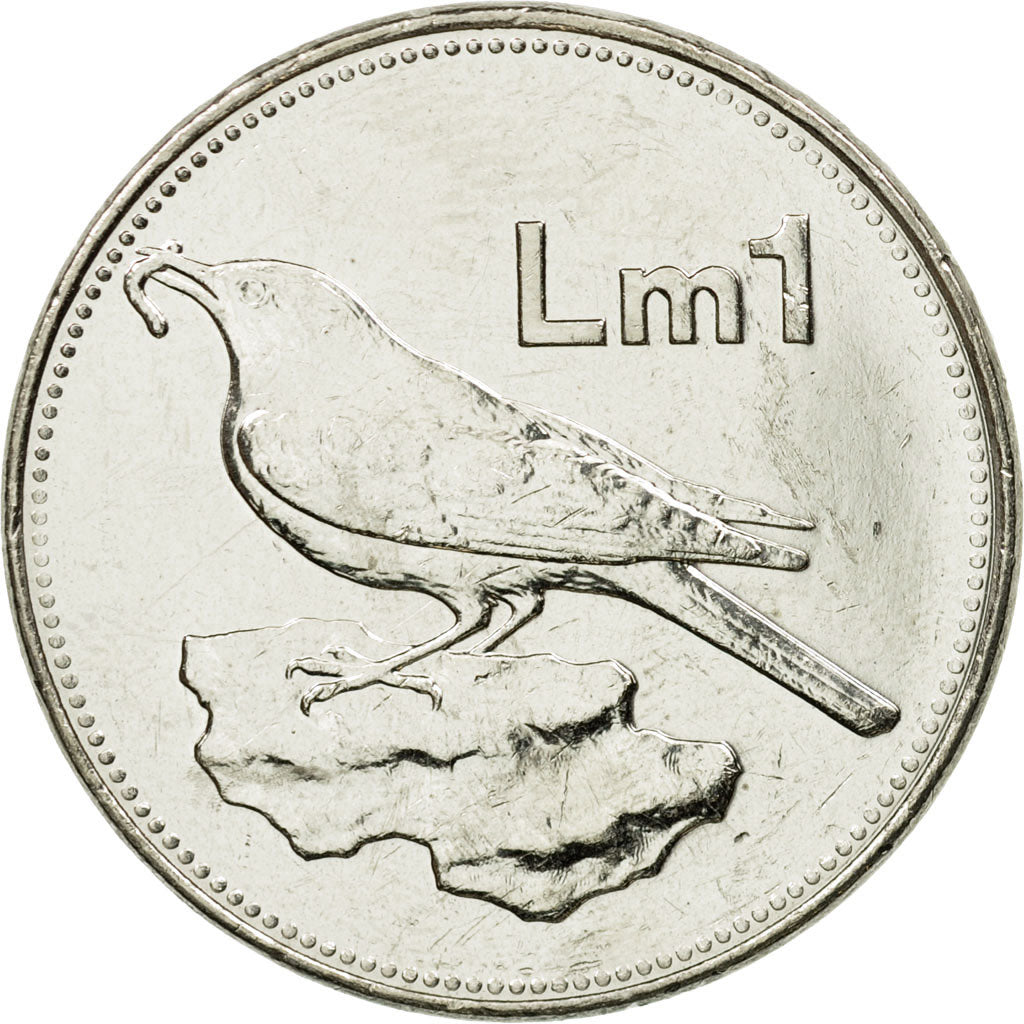 Coin, Malta, Lira, 2000, British Royal Mint, EF(40-45), Nickel, KM:99