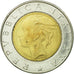 Coin, Italy, 500 Lire, 1996, Rome, AU(55-58), Bi-Metallic, KM:181