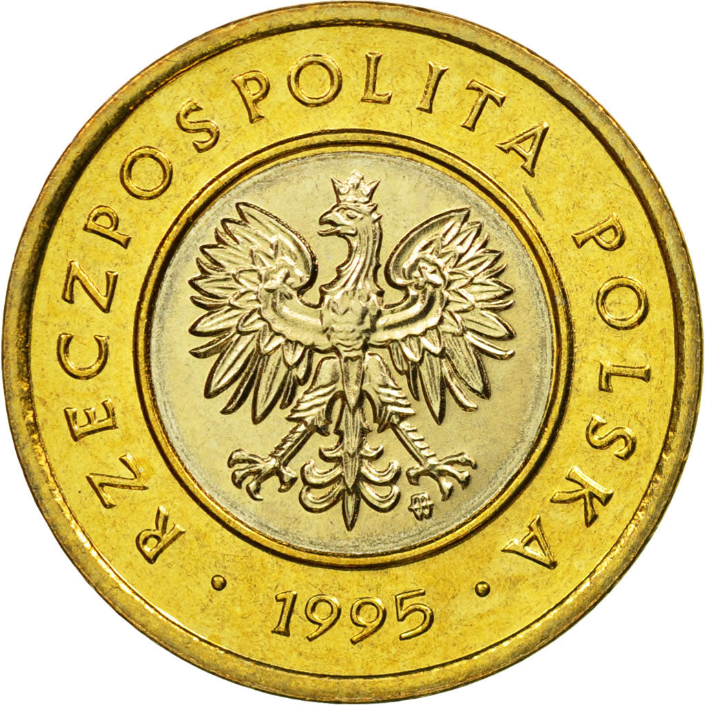 Münze, Polen, 2 Zlote, 1995, Warsaw, UNZ, Bi-Metallic, KM:283