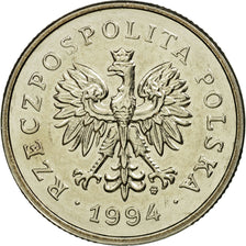 Coin, Poland, Zloty, 1994, Warsaw, MS(63), Copper-nickel, KM:282