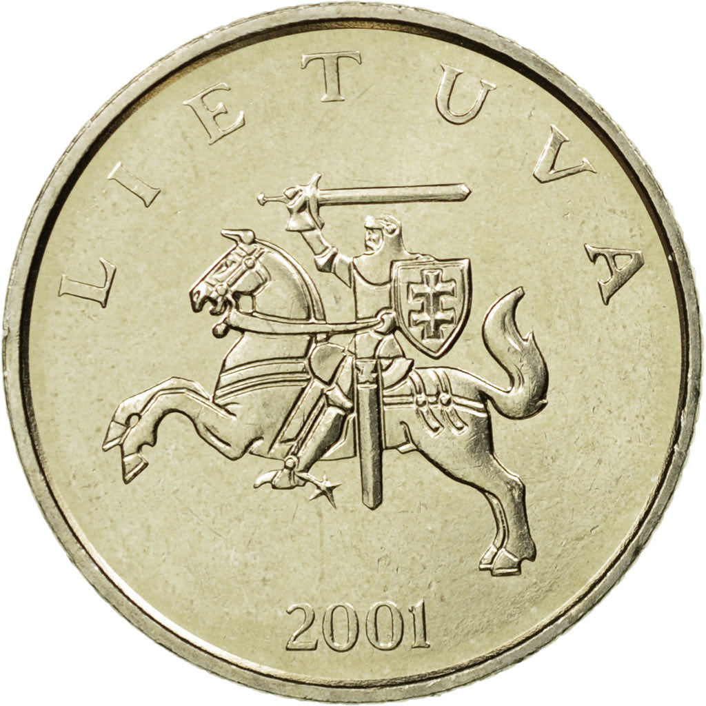 Moneta, Lituania, Litas, 2001, SPL-, Rame-nichel, KM:111