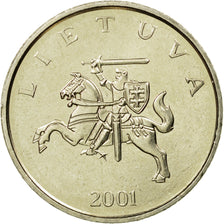 Moneta, Lituania, Litas, 2001, SPL-, Rame-nichel, KM:111