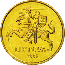 Coin, Lithuania, 50 Centu, 1998, AU(55-58), Nickel-brass, KM:108