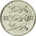 Munten, Estland, 20 Senti, 2003, no mint, ZF, Nickel plated steel, KM:23a