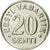 Coin, Estonia, 20 Senti, 2003, no mint, EF(40-45), Nickel plated steel, KM:23a