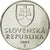 Moneda, Eslovaquia, 2 Koruna, 2003, MBC, Níquel chapado en acero, KM:13