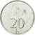 Moneta, Słowacja, 20 Halierov, 2002, AU(55-58), Aluminium, KM:18