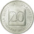 Coin, Slovenia, 20 Stotinov, 1993, AU(55-58), Aluminum, KM:8