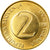 Moneta, Słowenia, 2 Tolarja, 1998, EF(40-45), Mosiądz niklowy, KM:5