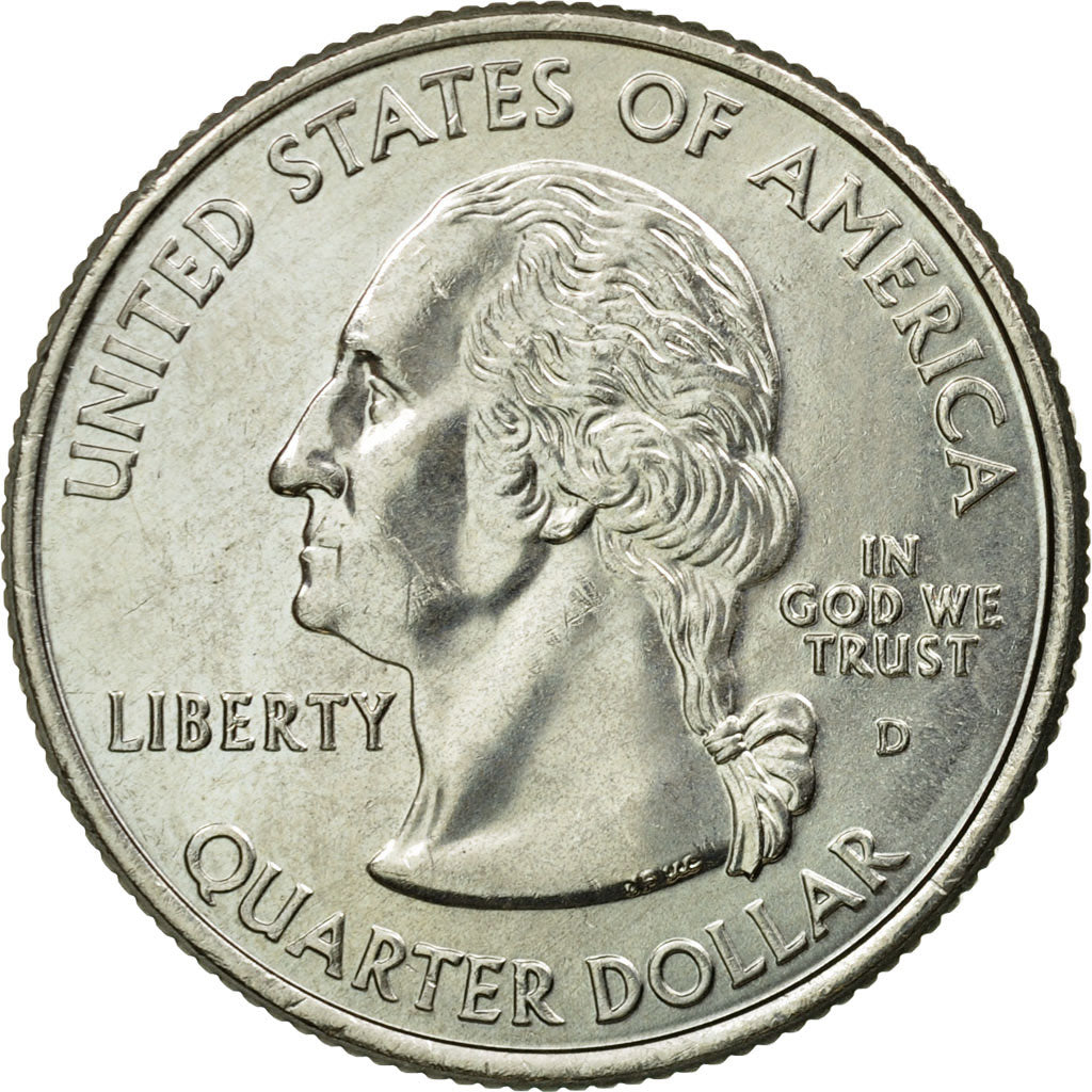 Moneta, USA, Quarter, 2004, U.S. Mint, Denver, AU(55-58), Miedź-Nikiel