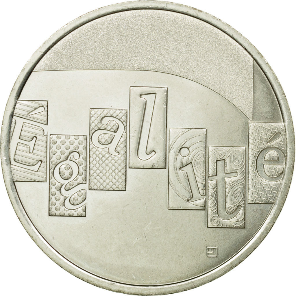 France, 5 Euro, Egalité, 2013, MS(63), Silver