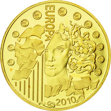 Coin, France, 5 Euro, 2010, MS(65-70), Gold, KM:1680