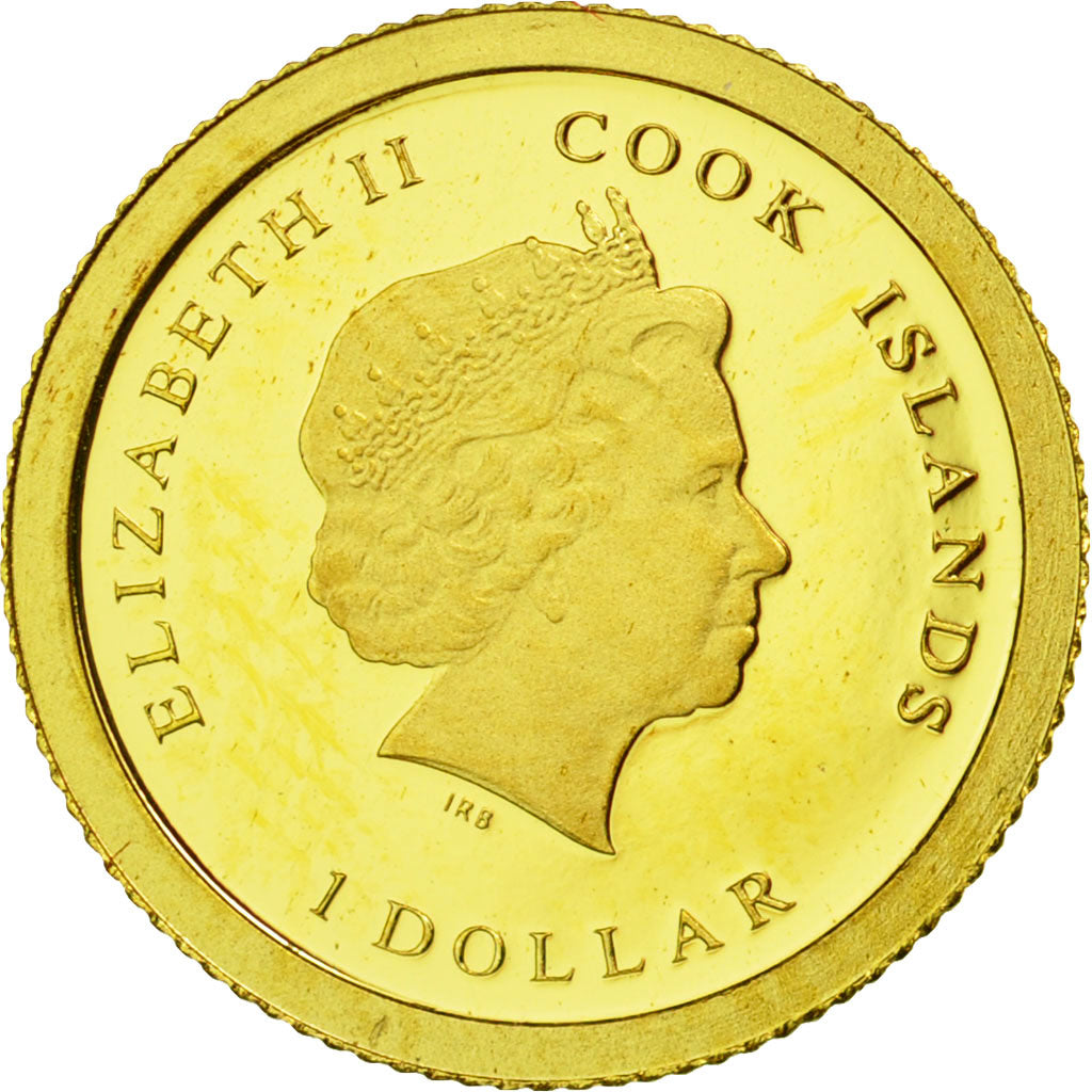 Coin, Cook Islands, Dollar, 2013, MS(65-70), Gold