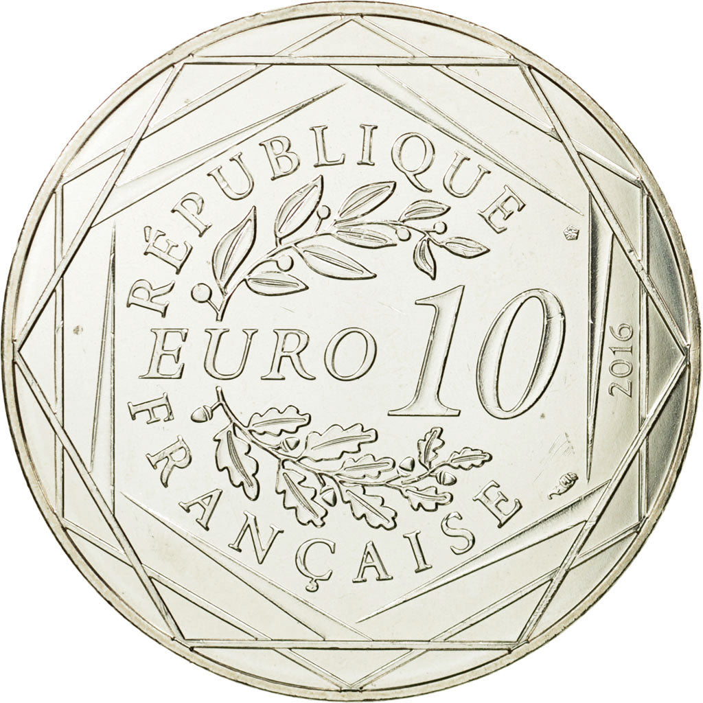France, 10 Euro, Petit Prince à cheval, 2016, MS(65-70), Silver