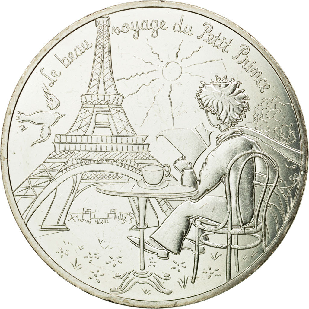 France, 10 Euro, Petit prince à Paris, 2016, MS(65-70), Silver