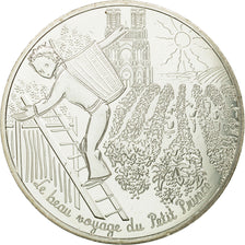 France, 10 Euro, Petit prince fait les vendanges, 2016, FDC, Argent