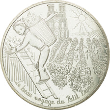 France, 10 Euro, Petit prince fait les vendanges, 2016, MS(65-70), Silver