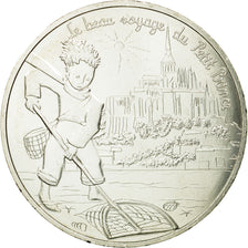 France, 10 Euro, Petit prince au Mont-Saint-Michel, 2016, MS(65-70), Silver