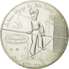 France, 10 Euro, Petit prince Funambule, 2016, MS(65-70), Silver