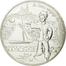 France, 10 Euro, Petit prince à la pétanque, 2016, FDC, Argent