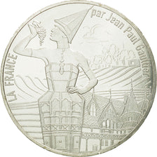France, 10 Euro, La Bourgogne millésimée, 2017, MS(65-70), Silver
