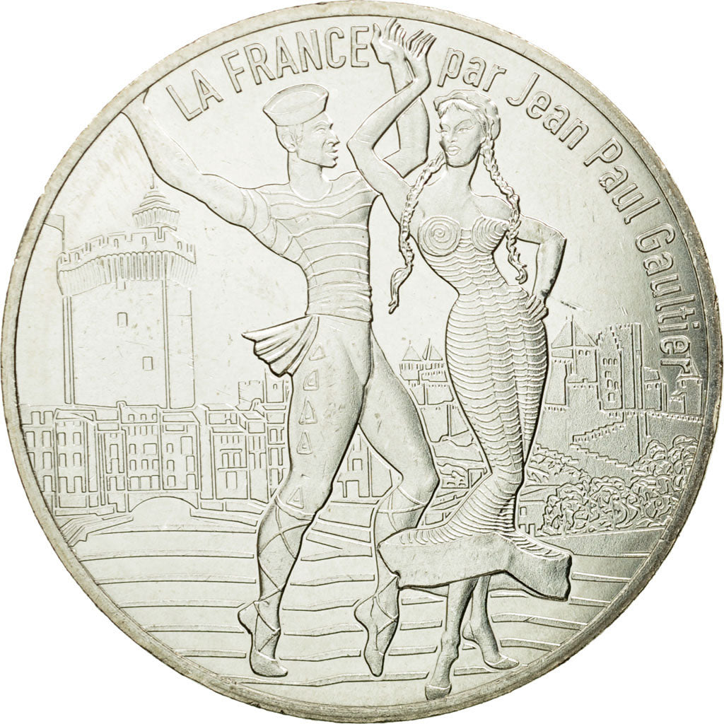 France, 10 Euro, Le Roussillon dansant, 2017, MS(65-70), Silver