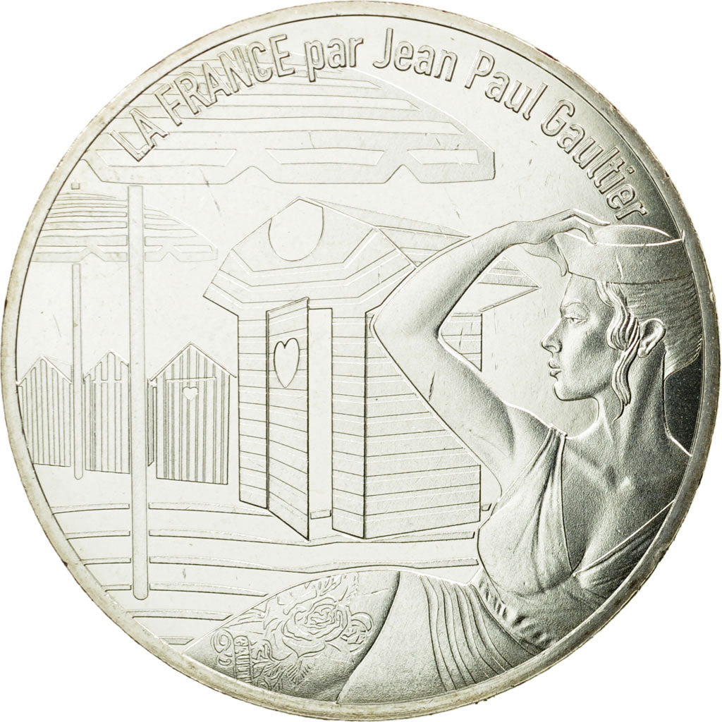 France, 10 Euro, La Normandie inspirante, 2017, FDC, Argent