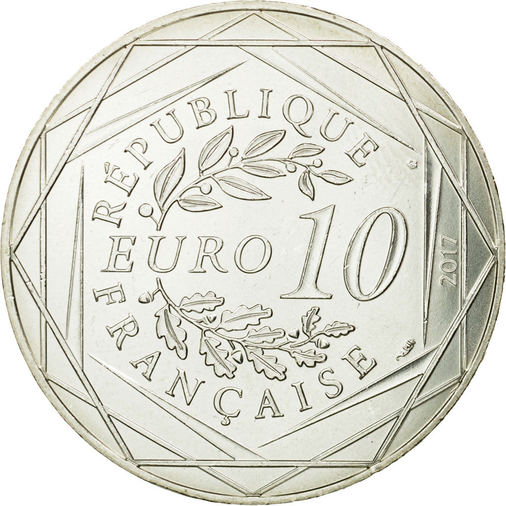 France, 10 Euro, Orléans la victorieuse, 2017, MS(65-70), Silver