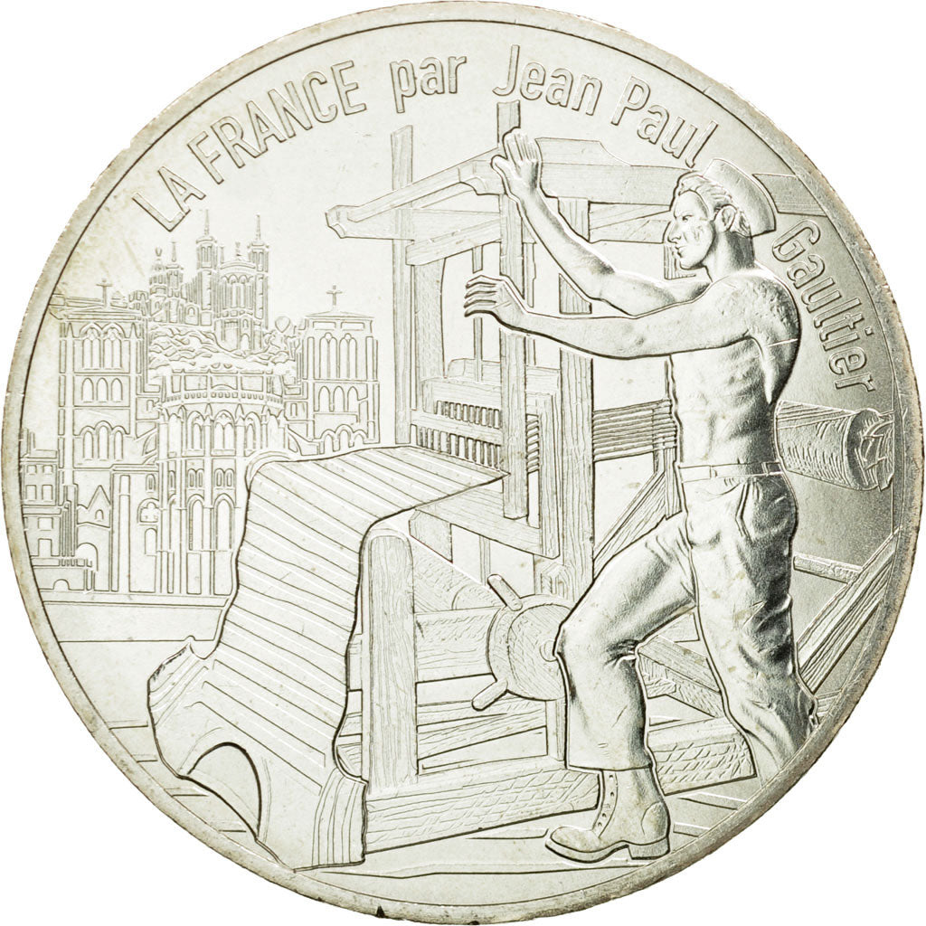 France, 10 Euro, Lyon la lumineuse, 2017, MS(65-70), Silver