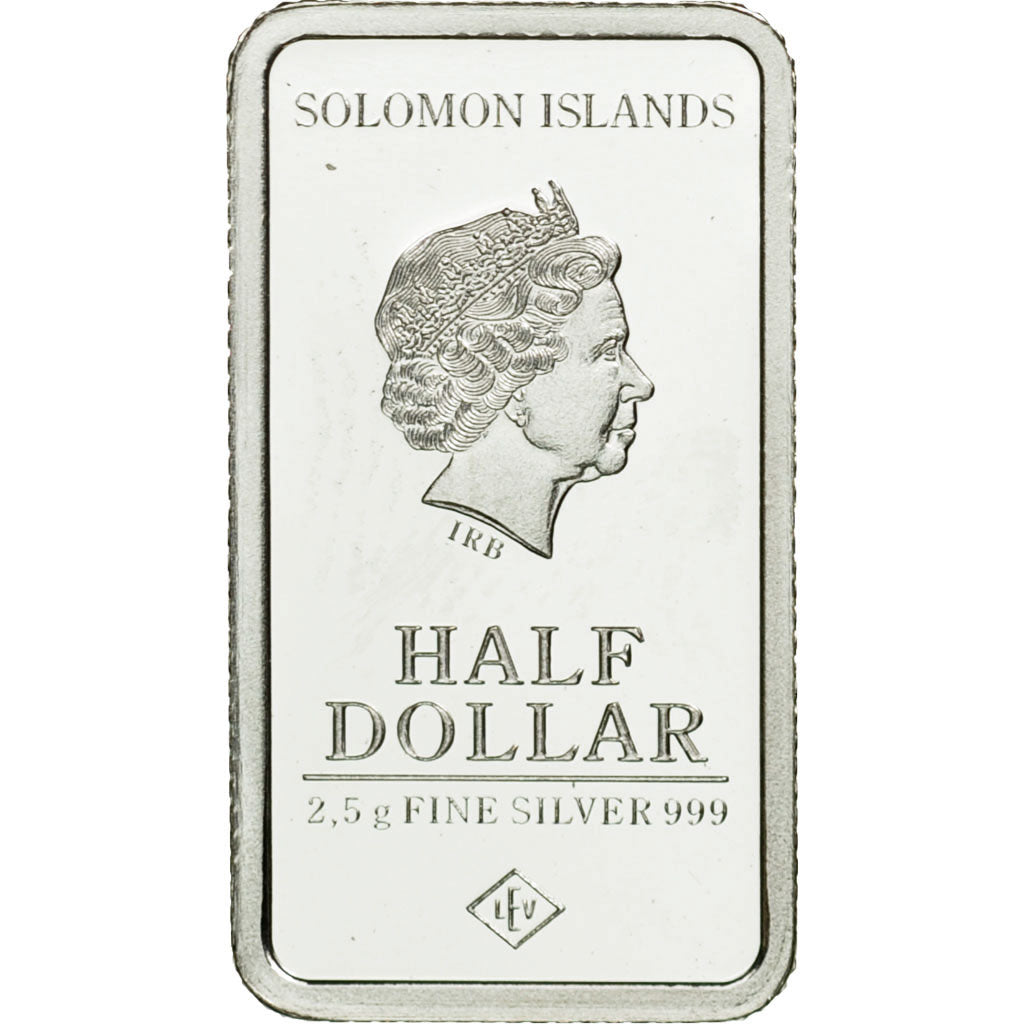 Coin, Solomon Islands, Half Dollar, 2016, MS(65-70), Silver