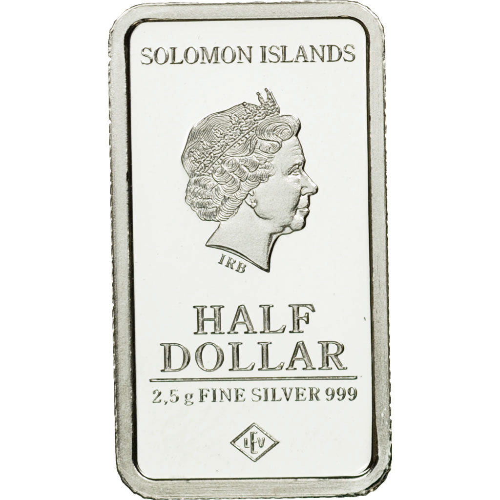 Coin, Solomon Islands, Half Dollar, 2016, MS(65-70), Silver