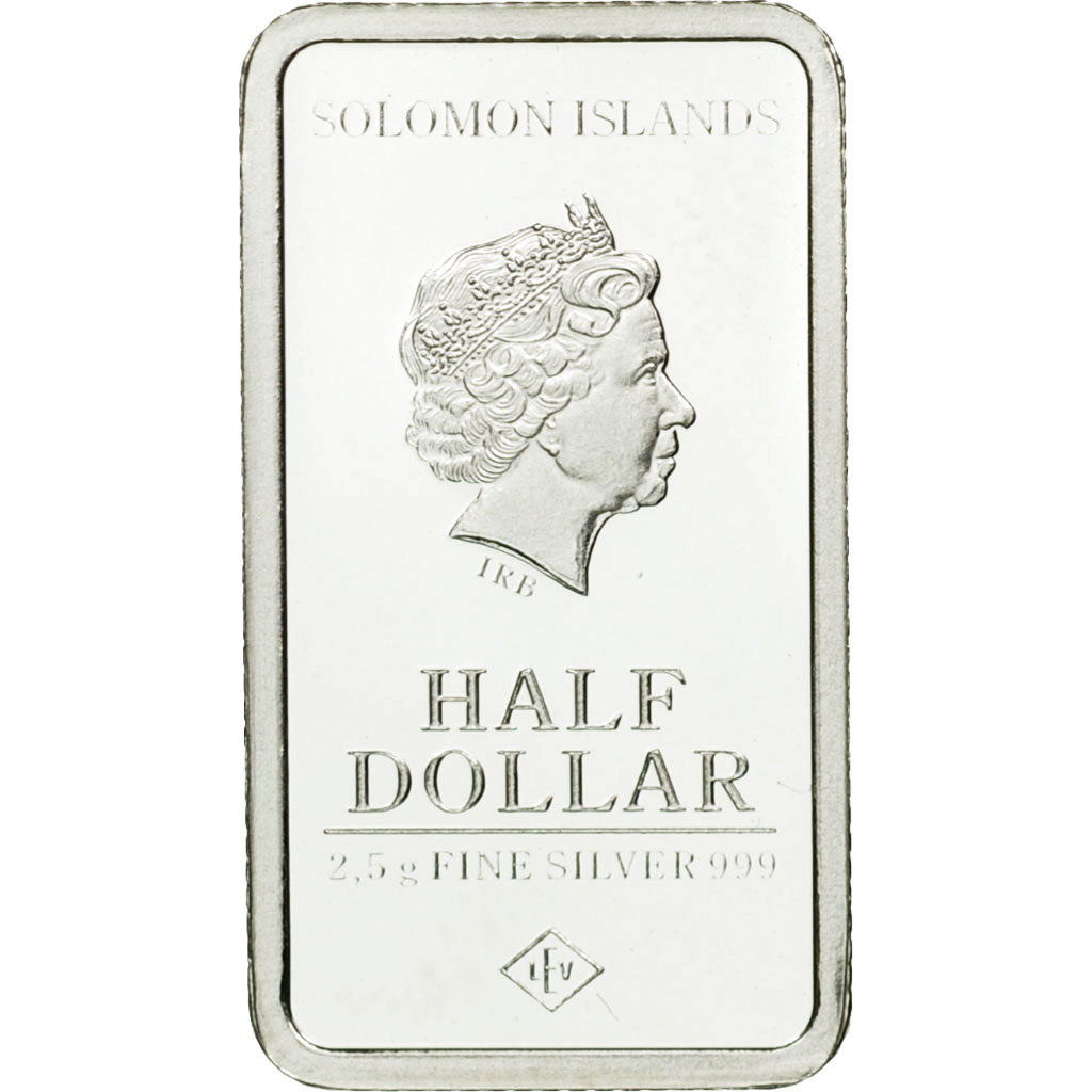 Coin, Solomon Islands, Half Dollar, 2017, MS(65-70), Silver