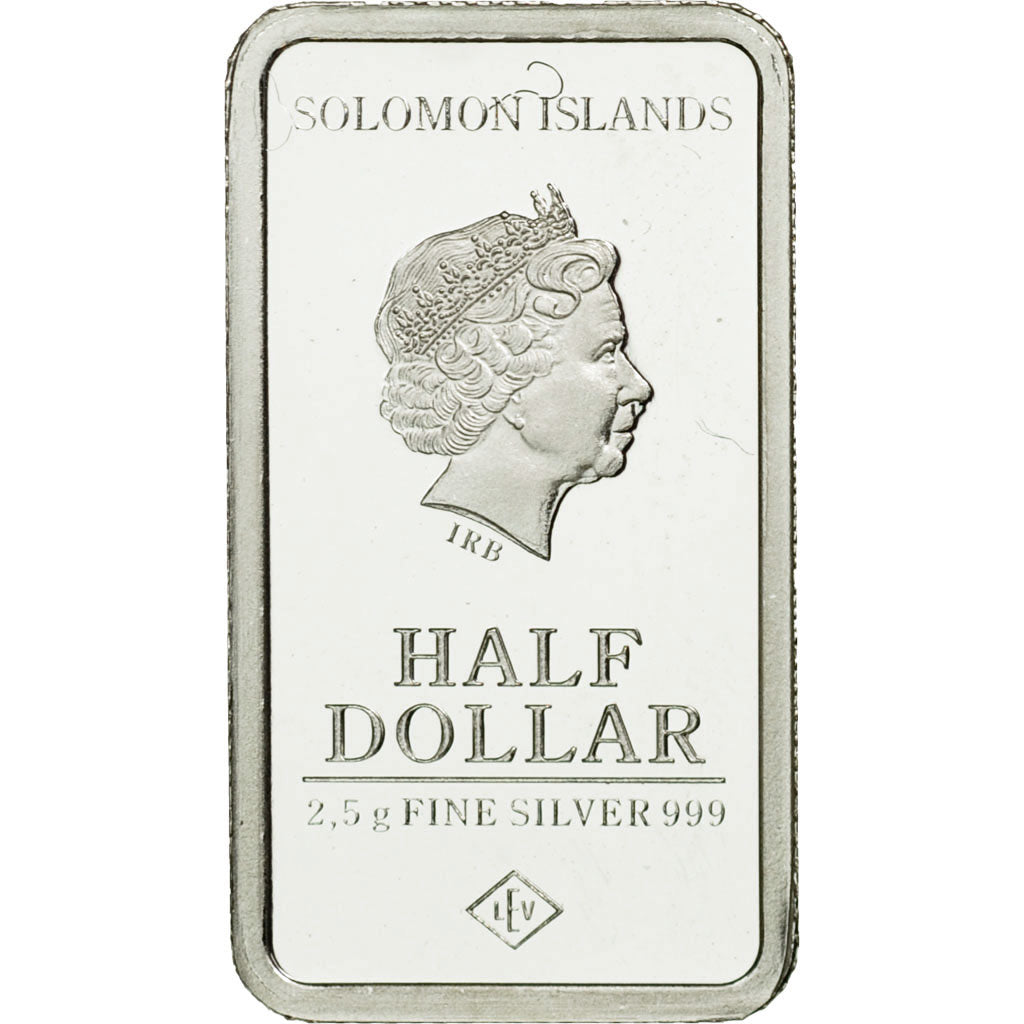 Coin, Solomon Islands, Half Dollar, 2014, MS(65-70), Silver